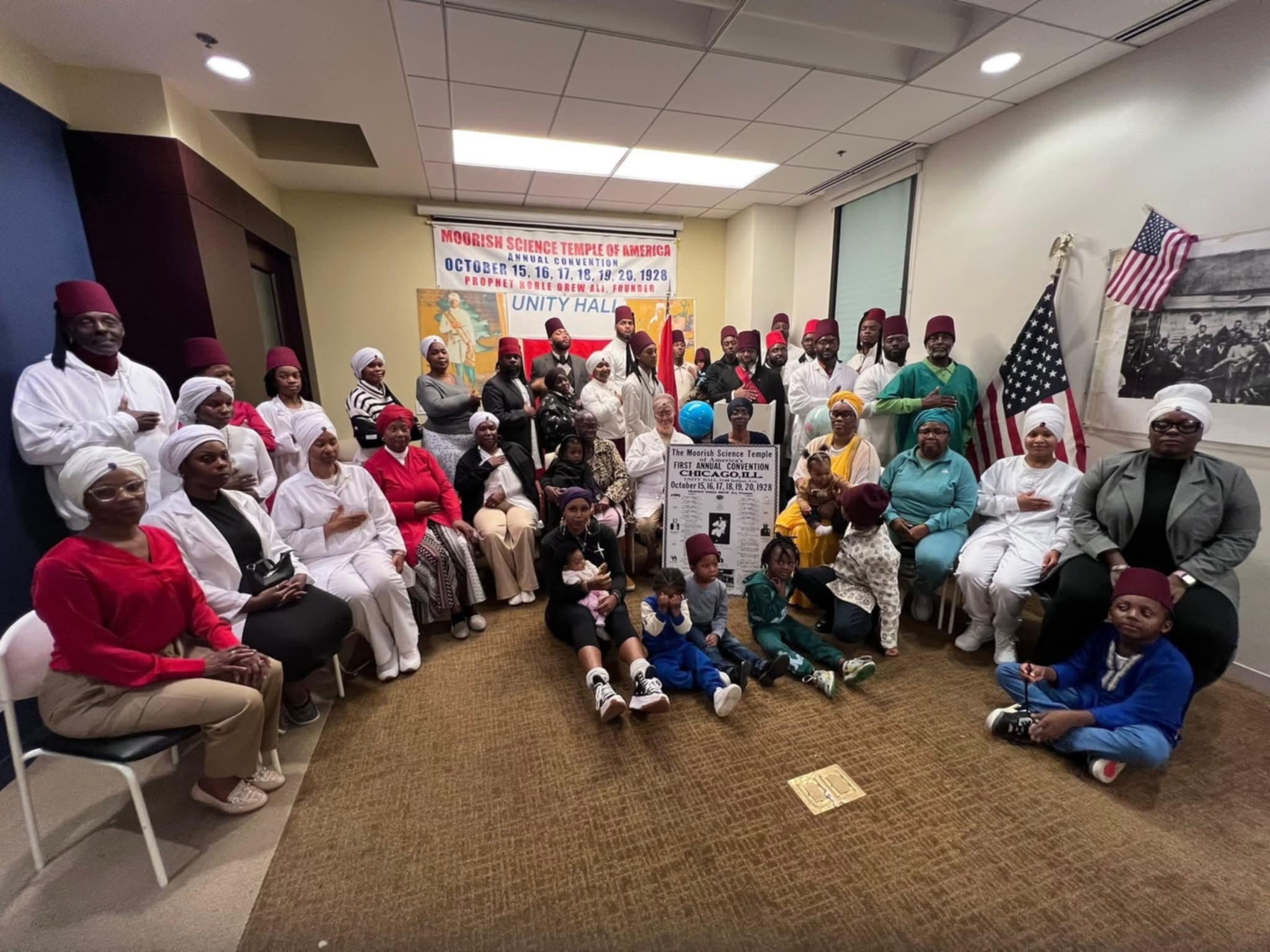 Moorish American community gathering