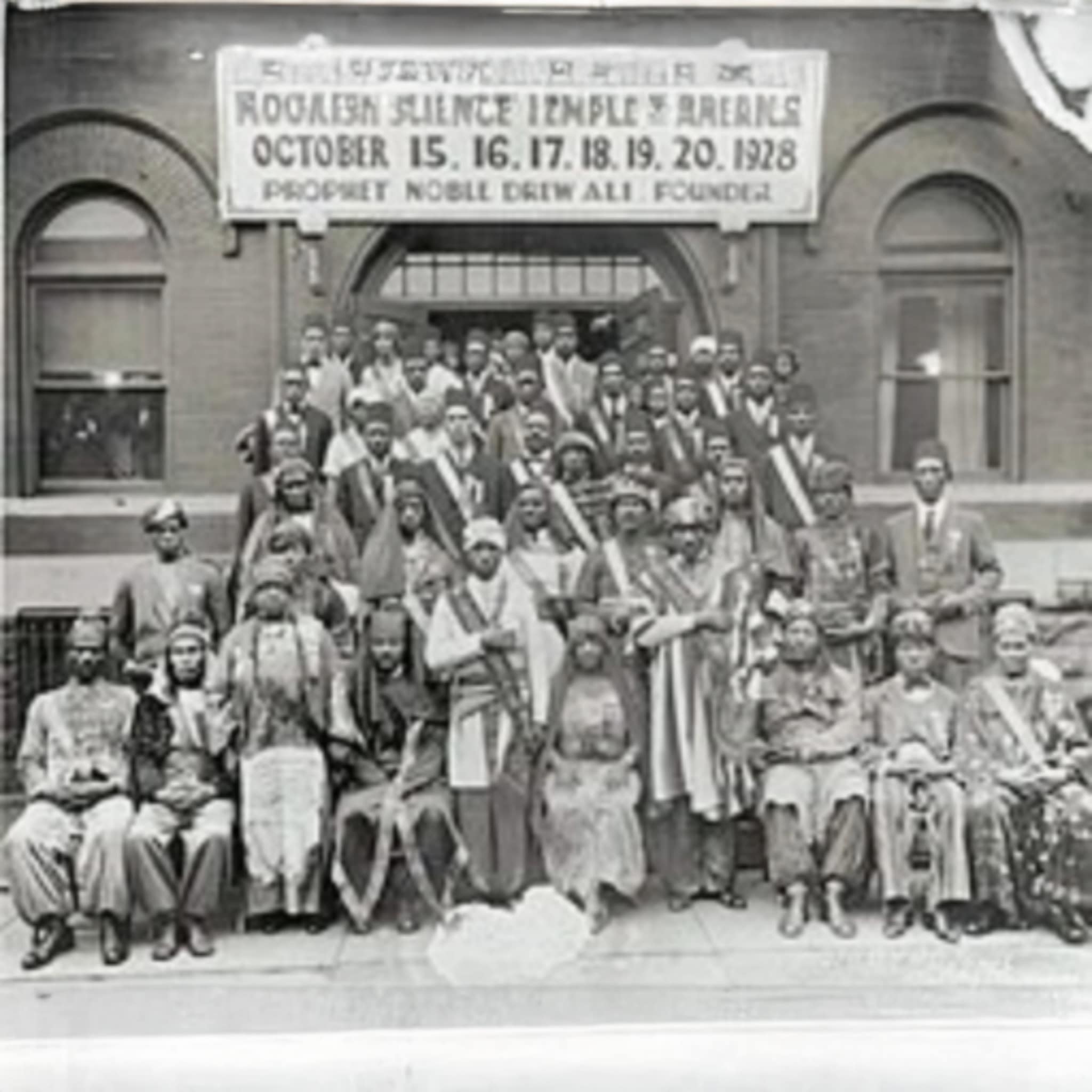 Historic Moorish Science Temple convention photograph from 1928