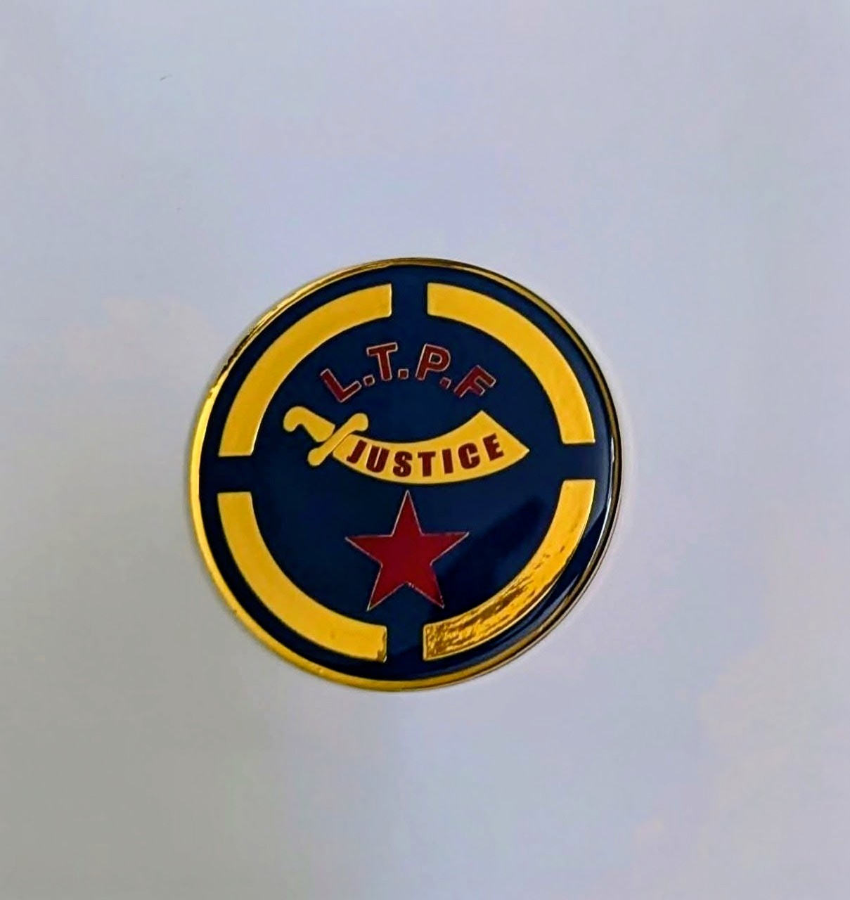 Justice Circle 7 car decal
